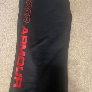 Under Armour Black and Red Athletic pants